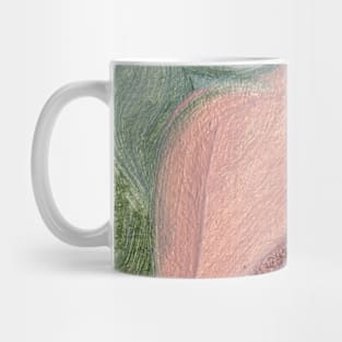 Green Pink Abstract Art Mug